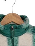 Vorschaubild 3 von Kinder Fleecejacke Sherpa Gr. 122 7-8 Jahre Grün Kariert