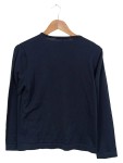 Vorschaubild 2 von Strickjacke Herren Blau Gr. 52/L Schurwolle Polyacryl Uni Business Büro