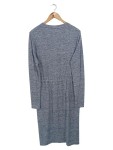 Vorschaubild 2 von Strickkleid Damen Gr. 40/42 L Grau Meliert Feinstrick Kleid