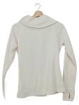 Vorschaubild 2 von Fleecejacke Damen Gr. 36/S Weiß Polyester Uni Langarm Ungefüttert