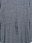 Vorschaubild 4 von Strickkleid Damen Gr. 40/42 L Grau Meliert Feinstrick Kleid