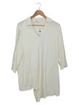 Vorschaubild 1 von Damen Bluse Gr. 46/3XL Creme Spitzendetails 3/4-Arm Tunika