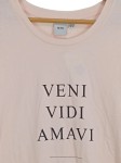 Vorschaubild 3 von Damen T-Shirt Rosa Gr. XS Veni Vidi Amavi Print Casual