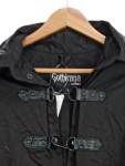 Vorschaubild 3 von Herren Gothic Jacke Schnallen Gr. L Schwarz Baumwolle