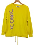 Vorschaubild 1 von ICONIC Marina Hoermanseder Damen Sweatshirt Gr. 40/L Gelb Logo Print