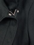 Vorschaubild 3 von Damen Mantel Klassisch Schwarz Asymmetrisch Gr. S 36