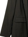 Vorschaubild 3 von Klassischer Mantel Damen Braun Gr. 42/XL Viskose Polyester Elasthan Knopf