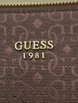 Vorschaubild 4 von 1981 Damen Umhängetasche Lila Logo-Print Kettenschulterriemen Elegant