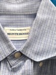 Vorschaubild 6 von Monterosso Herren Freizeithemd Kurzarm Gr. 42/XL Blau Kariert Baumwolle