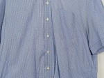 Vorschaubild 4 von Monterosso Herren Freizeithemd Kurzarm Gr. 42/XL Blau Kariert Baumwolle