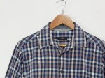 Vorschaubild 3 von Thermo Herren Freizeithemd Gr. 41/42 Kariert Blau Braun Baumwolle
