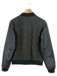 Vorschaubild 2 von Bomberjacke Kinder Gr. 176 Schwarz Viskose Uni Casual Modern Polyester