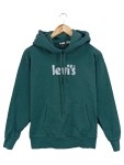 Vorschaubild 1 von Kapuzenpullover Herren Gr. S Grün Hoodie Logo Baumwolle