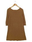 Vorschaubild 1 von Strickkleid Damen Gr. 38/M Braun Kaschmir Baumwolle