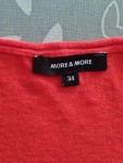 Vorschaubild 4 von Damen Langarmshirt Gr. 34/XS Orange Schößchen Peplum