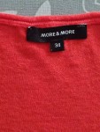 Vorschaubild 5 von Damen Langarmshirt Gr. 34/XS Orange Schößchen Peplum