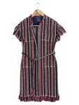 Vorschaubild 1 von Strickkleid Tweed Fransen Gr. 34/XS Mehrfarbig Made in Italy