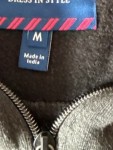 Vorschaubild 6 von Herren Sweatjacke Gr. M Grau Meliert Reißverschluss Casual