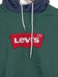 Vorschaubild 3 von Hoodie Kapuzenpullover Herren Gr. M Grün Logo Baumwolle