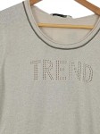 Vorschaubild 3 von Trend by Damen Langarmshirt Gr. 40/L Beige Glitzer