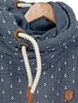 Vorschaubild 3 von Damen Kapuzenpullover Hoodie Anker Maritim Blau Gr. L
