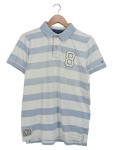 Vorschaubild 1 von Poloshirt Herren M Slim Fit Gestreift Blau Weiß Nr. 8