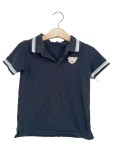 Vorschaubild 1 von Kinder Poloshirt Gr. 104 Dunkelblau Teddybär Logo Baumwolle