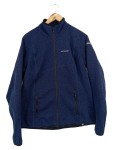 Vorschaubild 1 von Fleecejacke Herren Gr. 48 Blau Meliert Outdoor Strickfleece