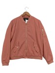 Vorschaubild 1 von Bomberjacke Damen Gr. L Rosa Polyester Reißverschluss Casual