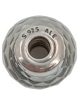Vorschaubild 1 von Charm Anhänger 925 ALE Sterlingsilber Murano Glas Transparent