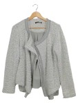 Vorschaubild 1 von Damen Strickjacke Gr. 42 Grau Meliert Elegant
