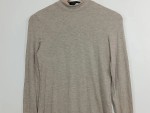 Vorschaubild 2 von Pullover Damen Beige Gr. 36/S Viskose Meliert Basic Langarm Alltag
