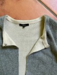Vorschaubild 4 von Damen Strickjacke Gr. 38/M Grau Meliert Cardigan Jacke