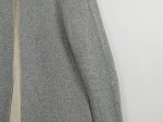Vorschaubild 3 von Damen Strickjacke Gr. 38/M Grau Meliert Cardigan Jacke