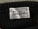 Vorschaubild 2 von Damen Rollkragenpullover Schwarz Wolle Gr. 44/XL Rippstrick
