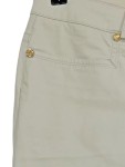 Vorschaubild 3 von Damen Stoffhose Gr. 40 Beige Chino Baumwolle Gold-Knöpfe