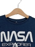 Vorschaubild 2 von Langarmshirt Kinder Blau Gr. 146 Baumwolle Logo-Print Casual Freizeit