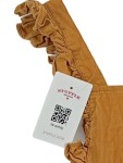 Vorschaubild 2 von Eden & Victor Latzhose kurz Mädchen Cord Rüschen Orange Gr. 116