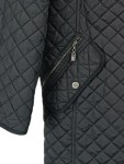 Vorschaubild 3 von Steppjacke Damen Gr. 38/M Schwarz Polyamid Uni Klassisch Langarm