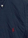 Vorschaubild 2 von Freizeithemd Herren Gr. 50/L Blau Baumwolle Uni Casual Langarm