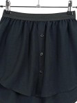 Vorschaubild 2 von Damen Unterrock Schwarz Gr. S/M Knopfleiste Elastisch