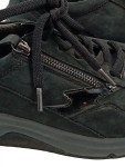 Vorschaubild 2 von Sneaker low Damen Gr. 41 Grau Nubuk Reißverschluss Schnürung Casual Alltag