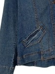 Vorschaubild 3 von Damen Jeansjacke Blazer Gr. 42 Blau Stretch Denim Jacke