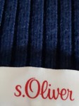 Vorschaubild 5 von Pullunder Damen Blau Gr. 42/XL Baumwolle Viskose Polyester Rippstrick