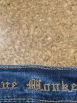 Vorschaubild 6 von Damen Jeans Slim Fit W29/L32 Blau Nieten Stretch