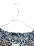 Vorschaubild 4 von Damen Bluse Gr. 46 Blau Ethno Muster Viskose 3/4-Arm