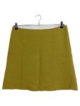Vorschaubild 1 von A-Linienrock Damen Wolle Grün Gr. 40 Midirock Klassisch