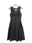 Vorschaubild 1 von Dirndl Trachtenkleid Damen Gr. 34 Schwarz Rüschen