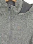 Vorschaubild 2 von Fleecejacke Damen Grau Gr. 42/XL Polyacryl Meliert Casual Langarm Kapuze