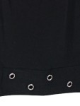Vorschaubild 3 von Damen Cocktailkleid Gr. 36 Schwarz Ösen-Details Elegant